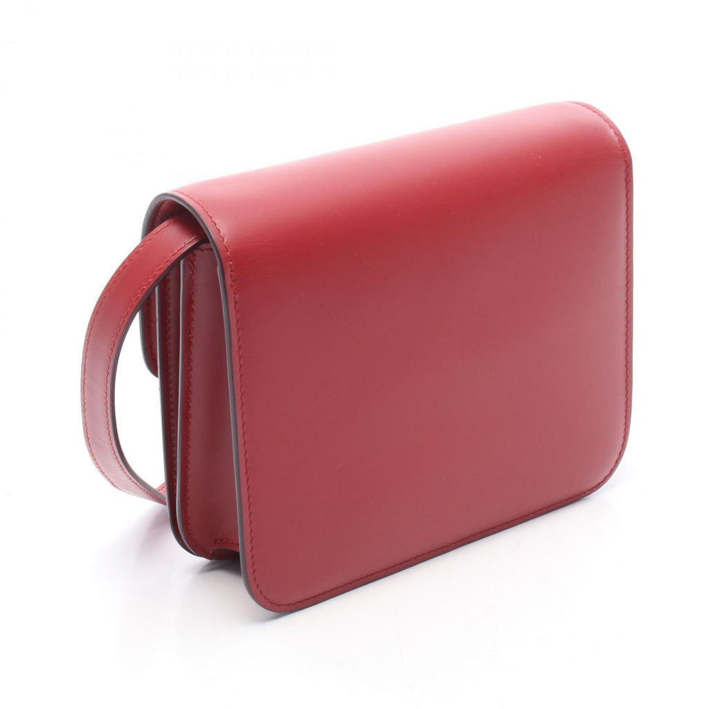 Celine Shoulder Bag Classic Teen Box Red Leather — view 2