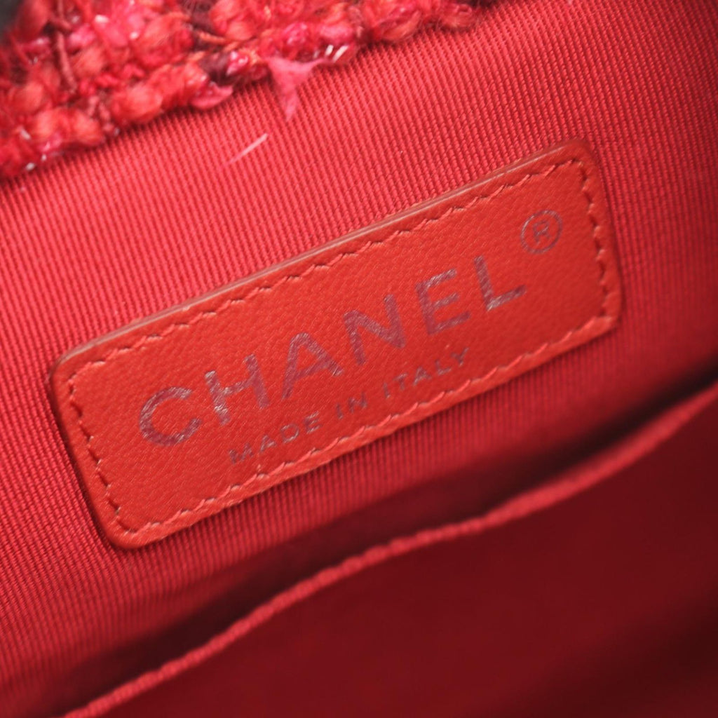 Chanel Backpack Gabriel de Small Combination Pink Fabric Leather Chain — view 4