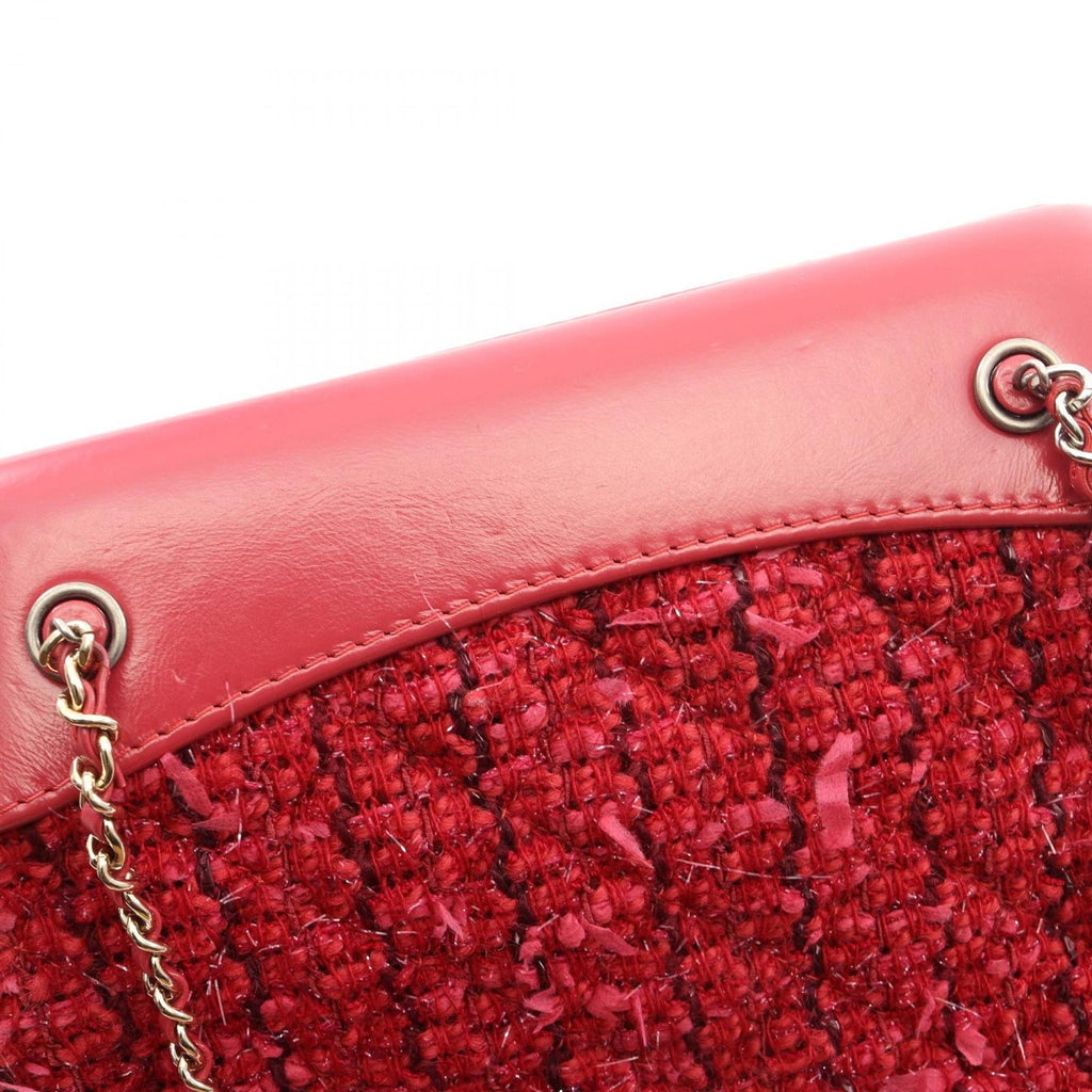 Chanel Backpack Gabriel de Small Combination Pink Fabric Leather Chain — view 8
