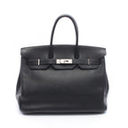 Hermes Handbag Birkin 35 Black Leather