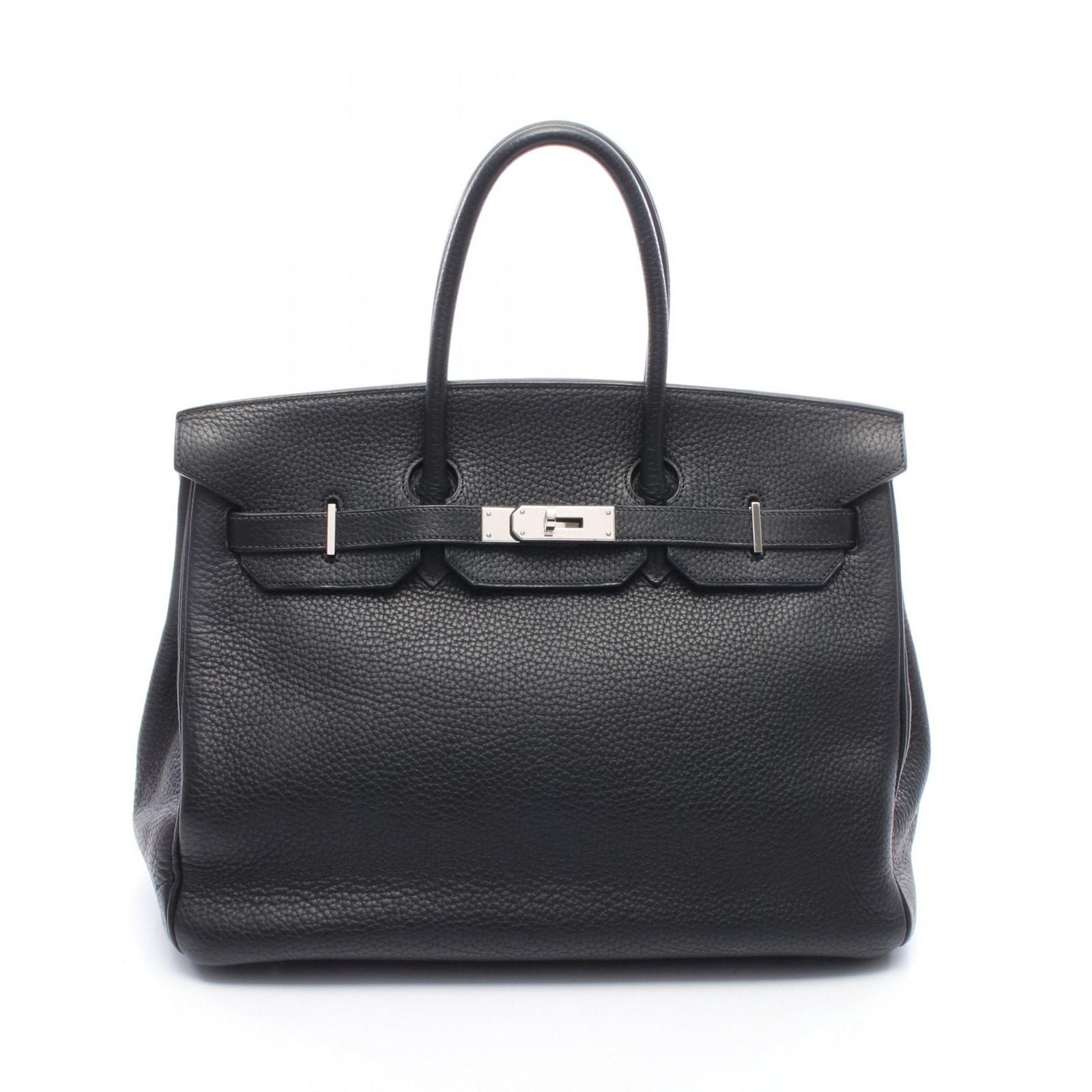 Hermes Handbag Birkin 35 Black Leather