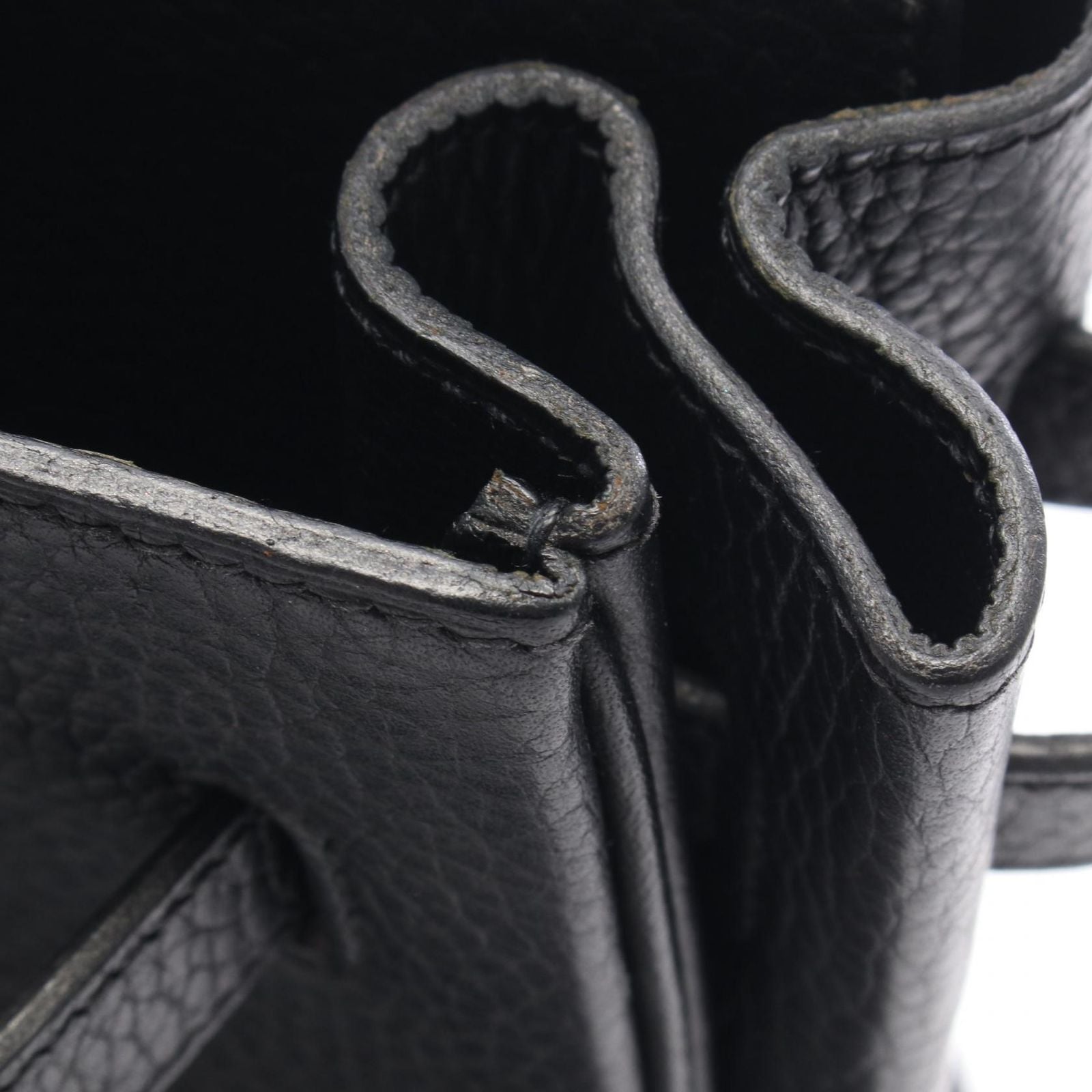 Hermes Handbag Birkin 35 Black Leather — view 8