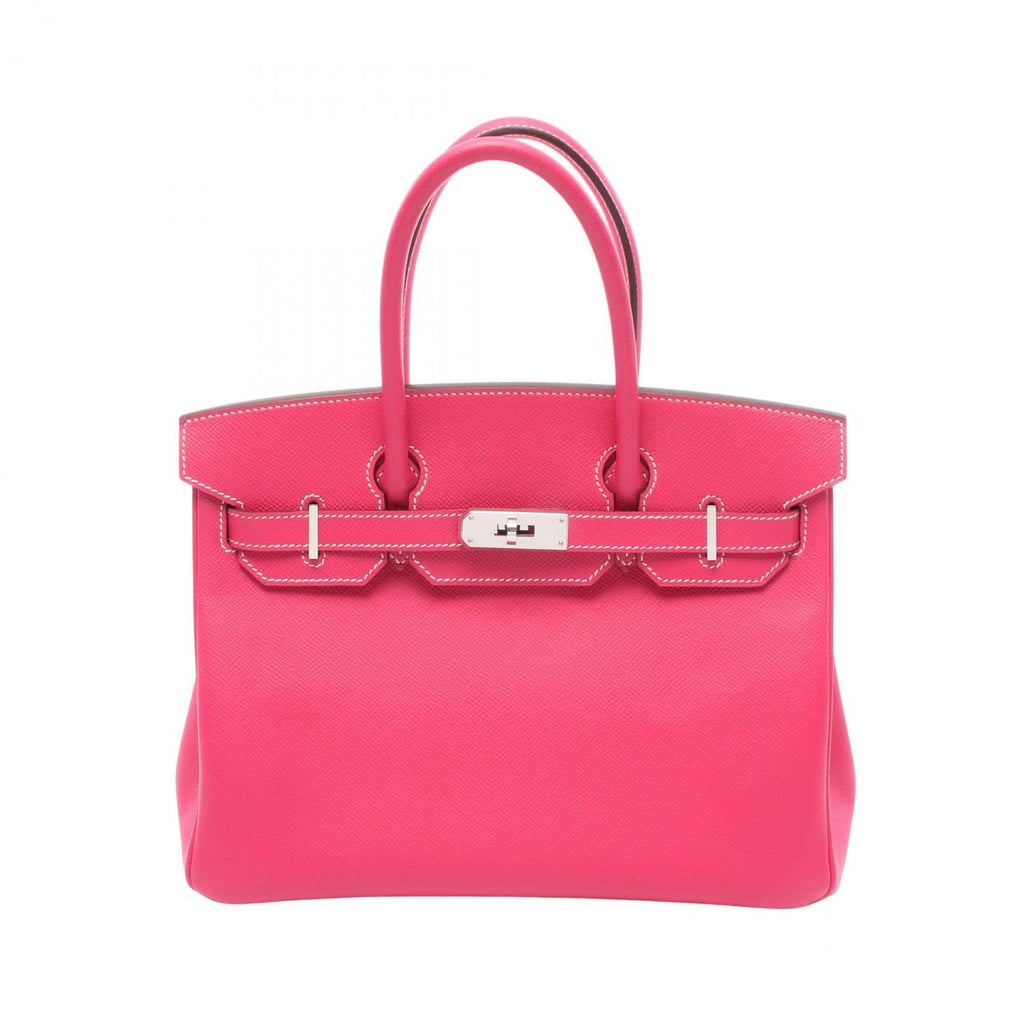 Hermes Handbag Birkin 30 Rose Tyrian