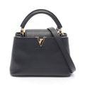 Louis Vuitton Handbag Capucines BB Noir 2-Way Leather