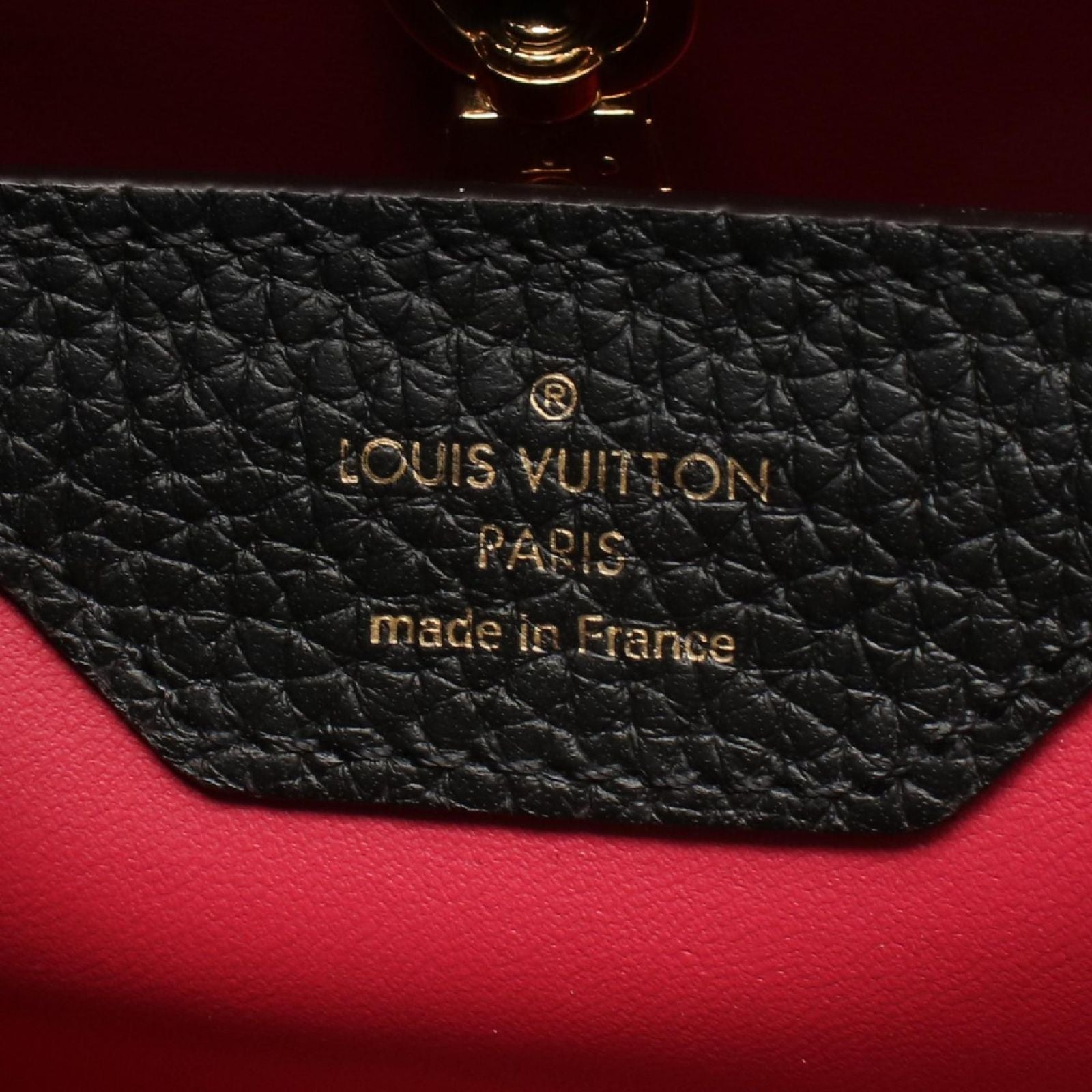 Louis Vuitton Handbag Capucines BB Noir 2-Way Leather — view 4
