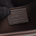 Gucci Shoulder Bag GG Pattern Dark Brown Canvas Leather — view 4