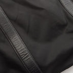 Prada Boston Bag Viaggio Black Nylon Saffiano Leather Triangle Logo — view 9