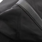 Prada Boston Bag Viaggio Black Nylon Saffiano Leather Triangle Logo — view 8