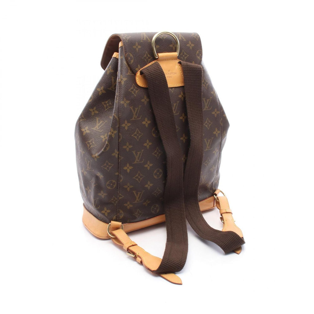 Louis Vuitton Backpack Montsouris GM Monogram Canvas Leather — view 2