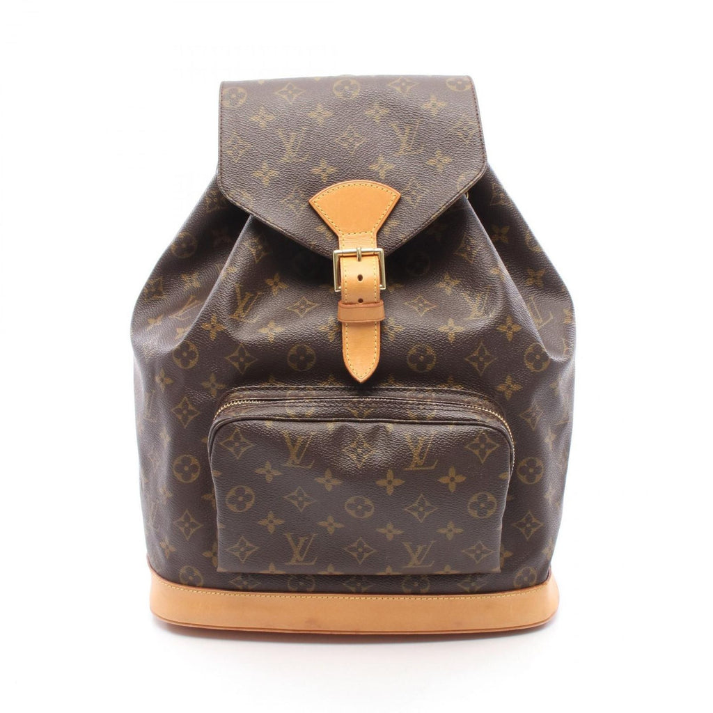 Louis Vuitton Backpack Montsouris GM Monogram Canvas Leather