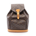 Louis Vuitton Backpack Montsouris GM Monogram Canvas Leather