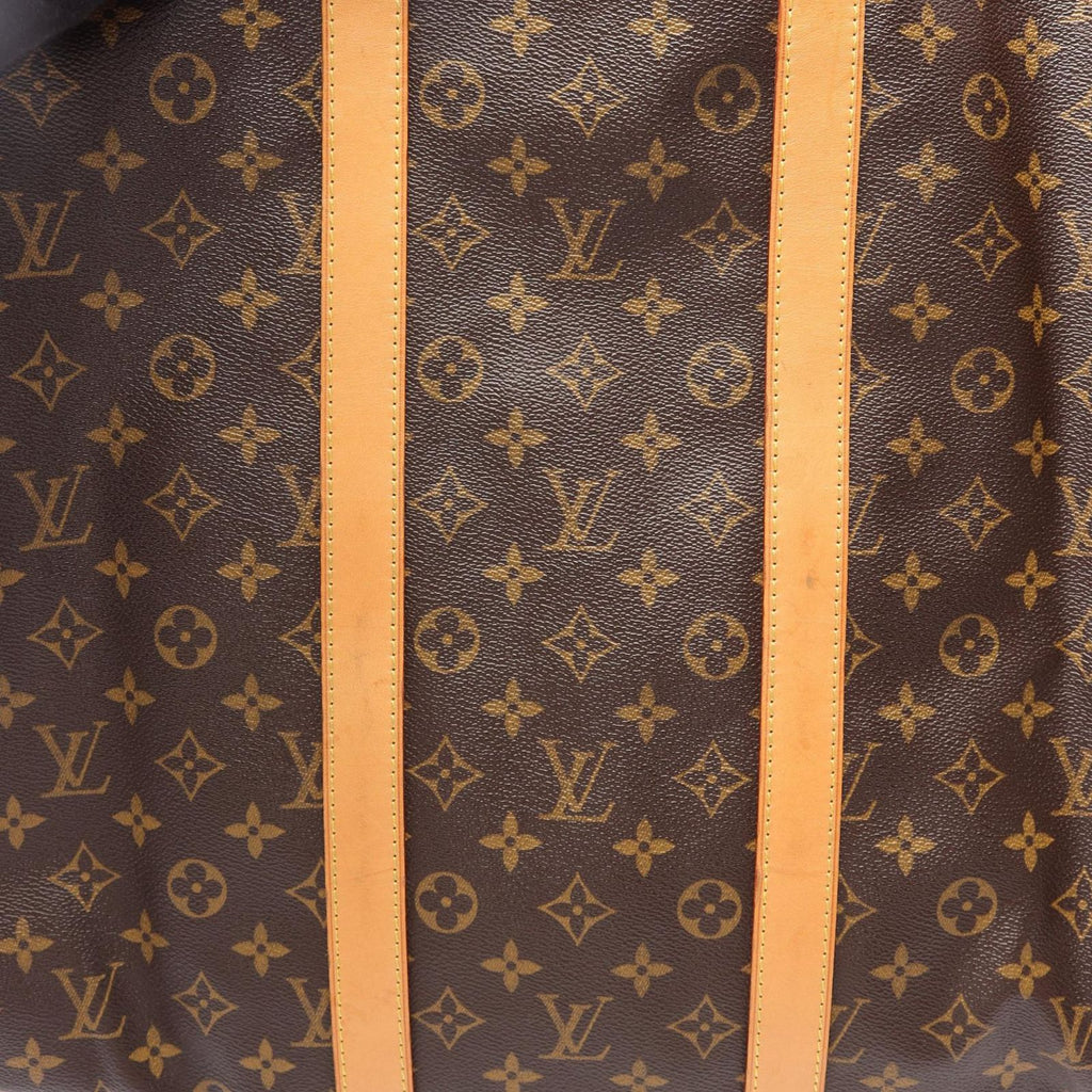 Louis Vuitton Boston Bag Keepall Bandouliere 55 Monogram 2-Way Canvas Leather — view 6