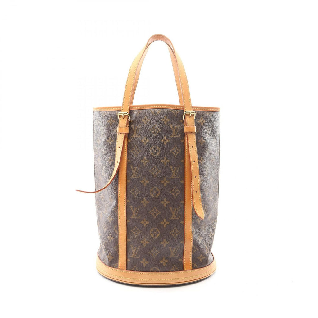 Louis Vuitton Shoulder Bag Bucket GM Monogram Canvas Leather
