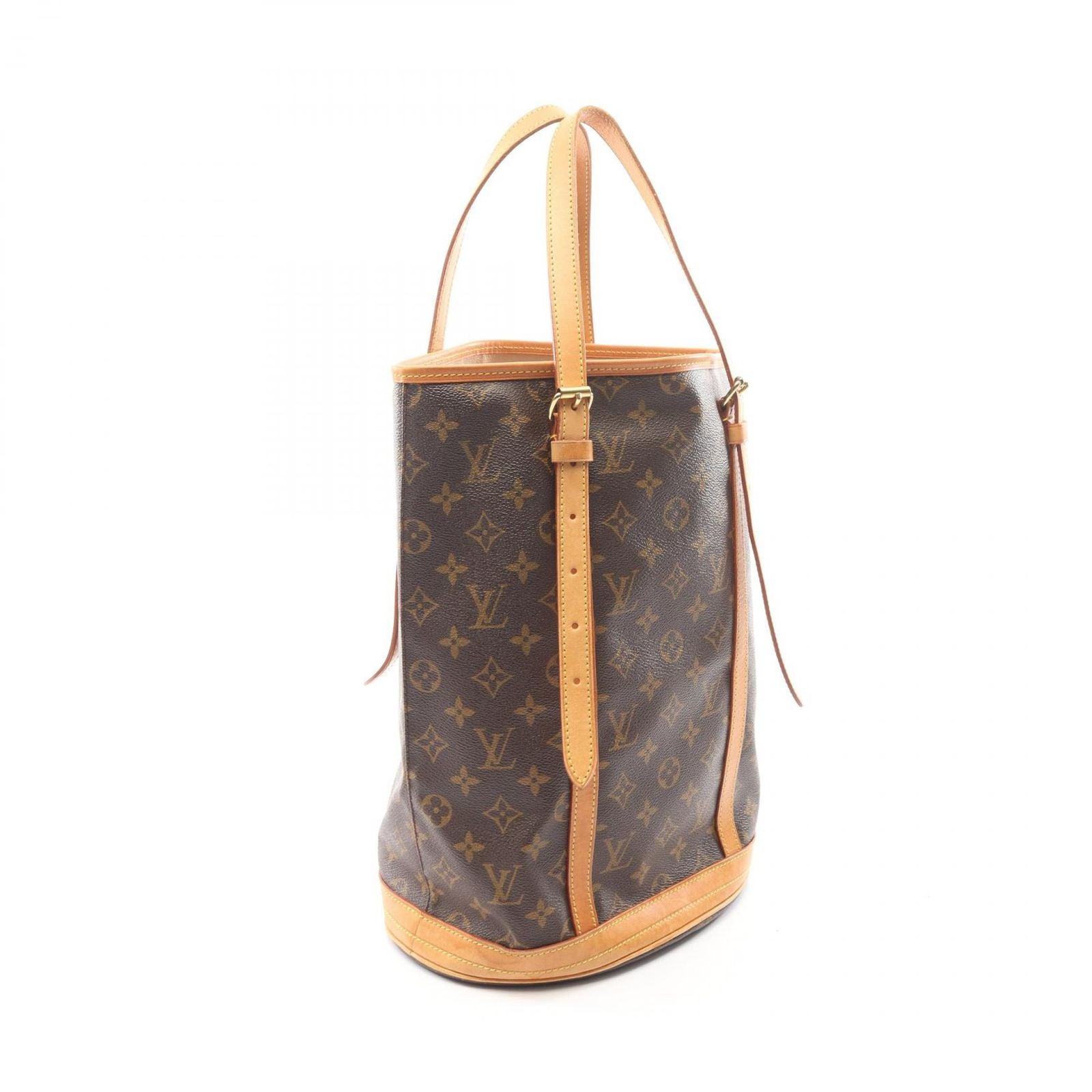 Louis Vuitton Shoulder Bag Bucket GM Monogram Canvas Leather — view 2