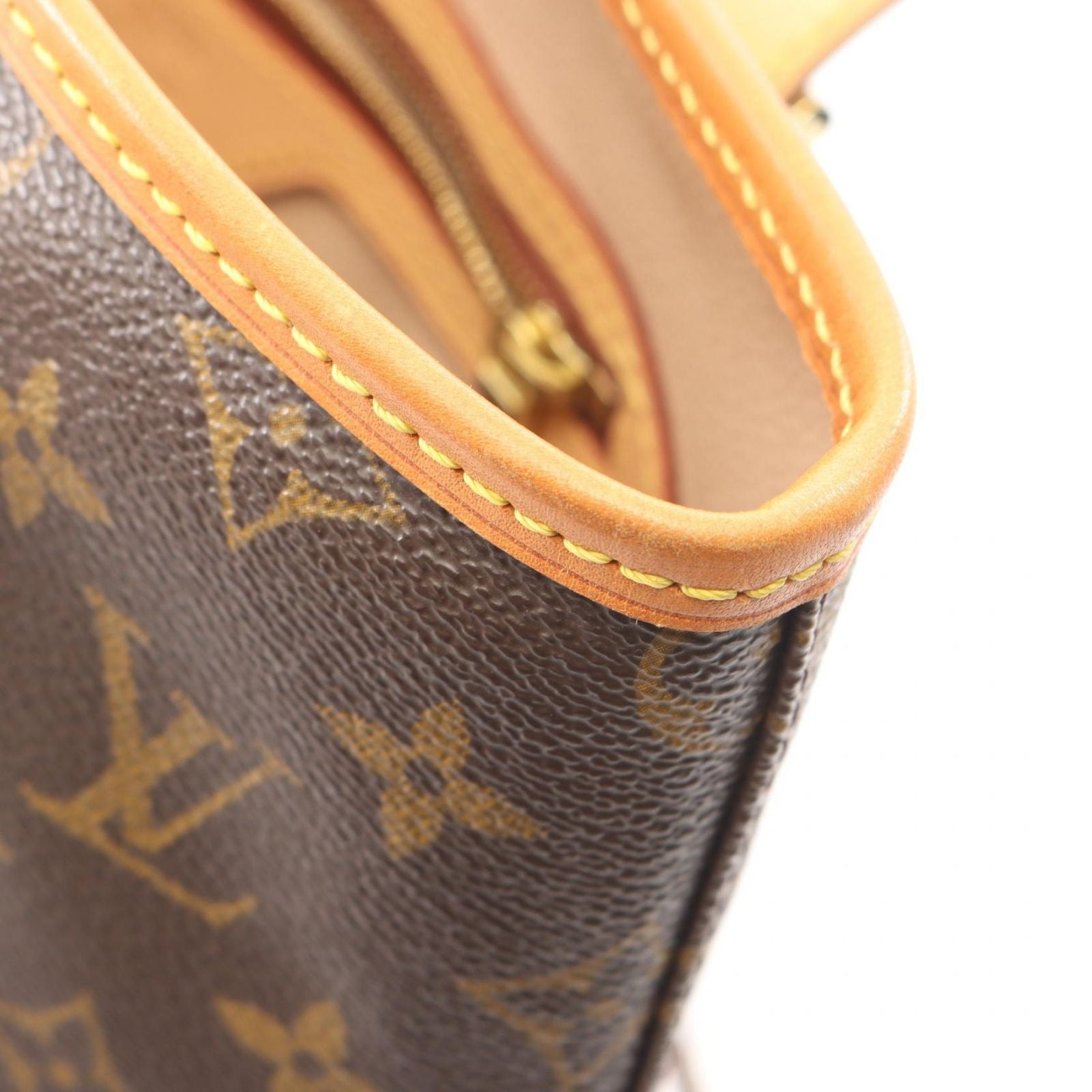 Louis Vuitton Shoulder Bag Bucket GM Monogram Canvas Leather — view 6