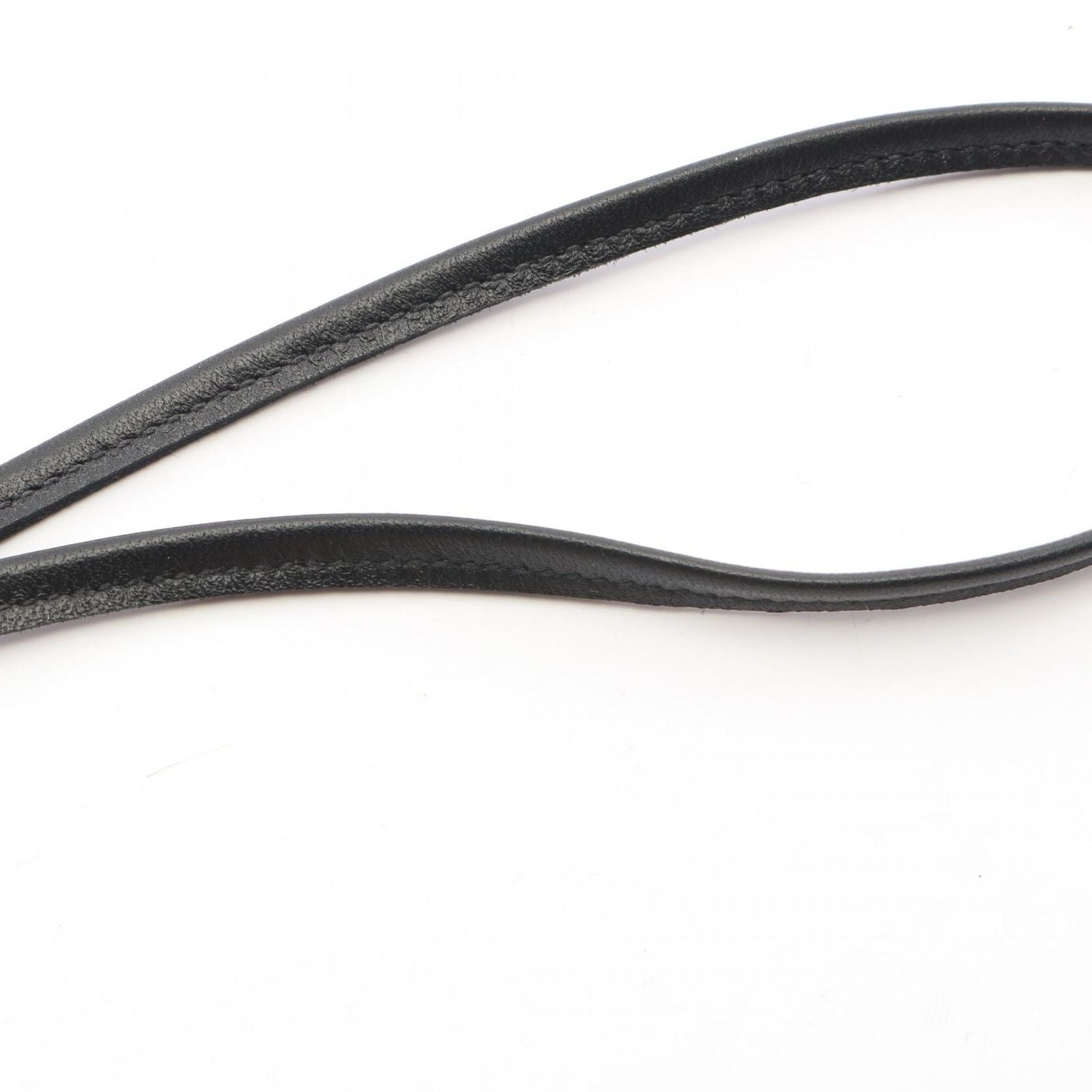Hermes Charm Buddy Gris Perle Black Shearling Keychain — view 5