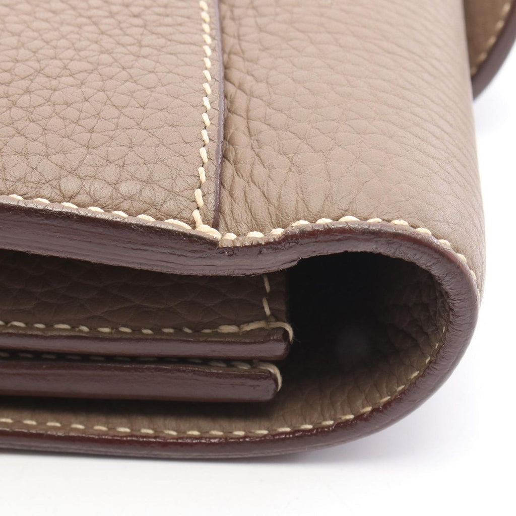 Hermes Business Bag Sac a Depeches 38 Etoupe Leather — view 7