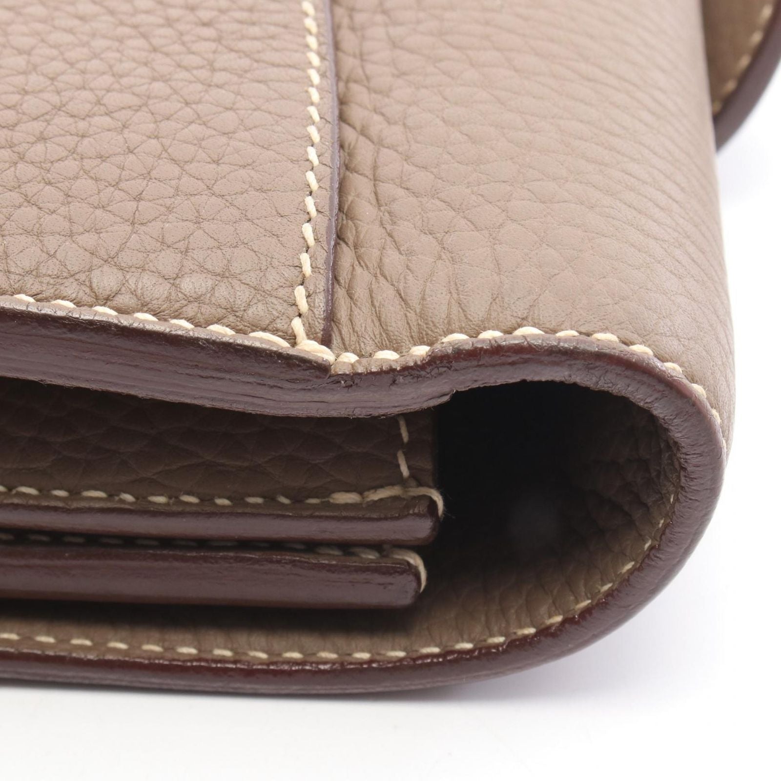 Hermes Business Bag Sac a Depeches 38 Etoupe Leather — view 7