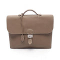 Hermes Business Bag Sac a Depeches 38 Etoupe Leather
