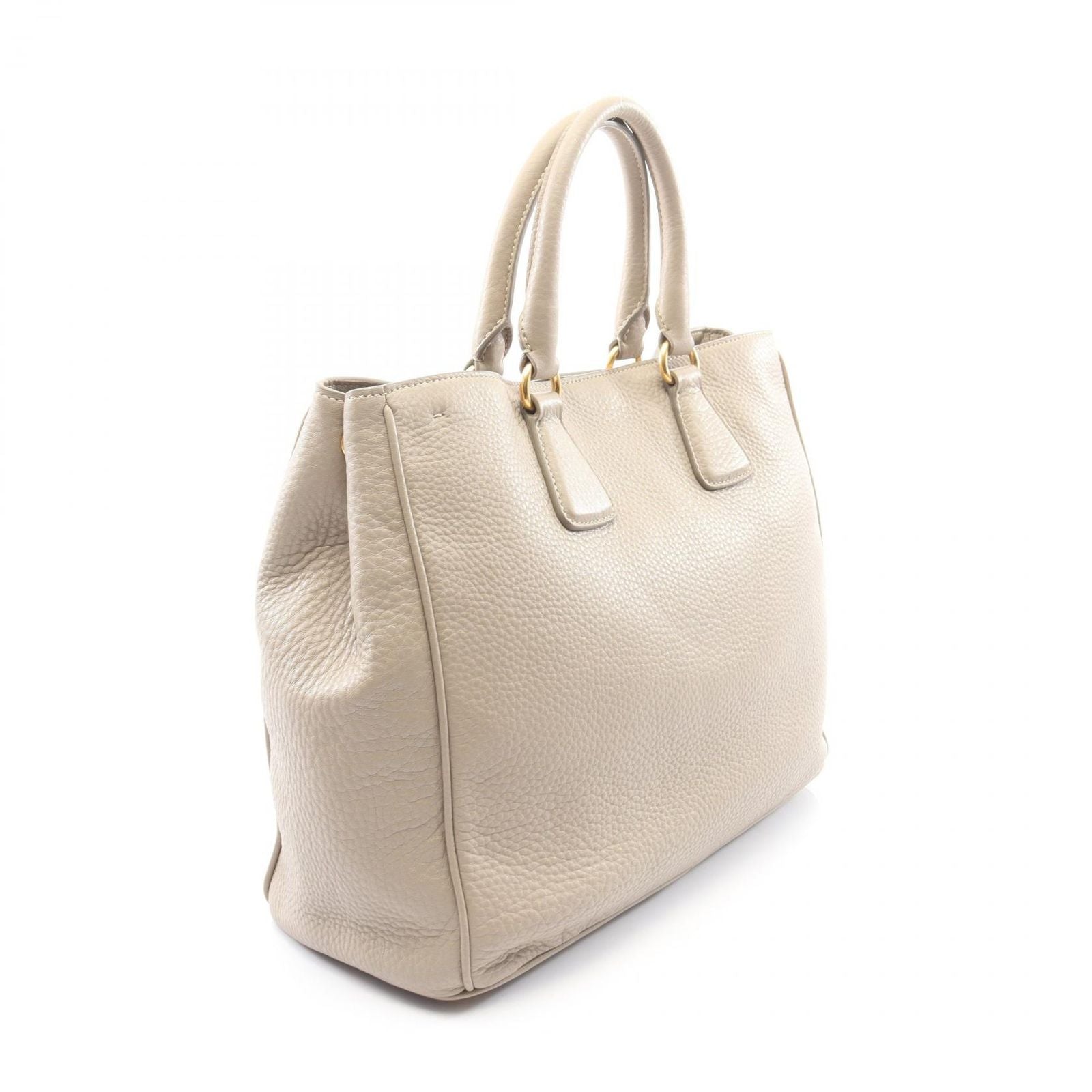 Prada Tote Vitello Daino 2-Way Gray Leather — view 2