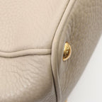 Prada Tote Vitello Daino 2-Way Gray Leather — view 7