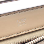 Fendi Handbag Dot Com 2-Way Beige Leather Shoulder — view 4
