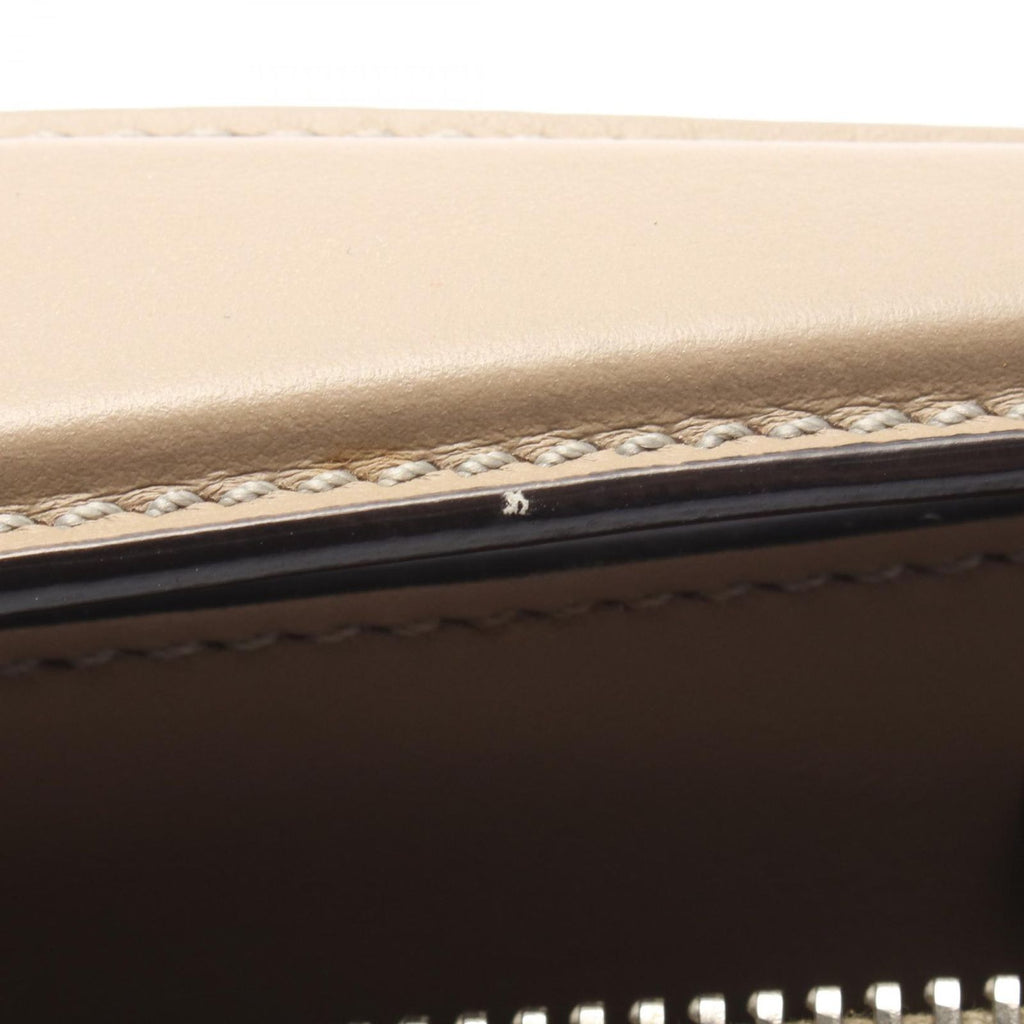 Fendi Handbag Dot Com 2-Way Beige Leather Shoulder — view 5