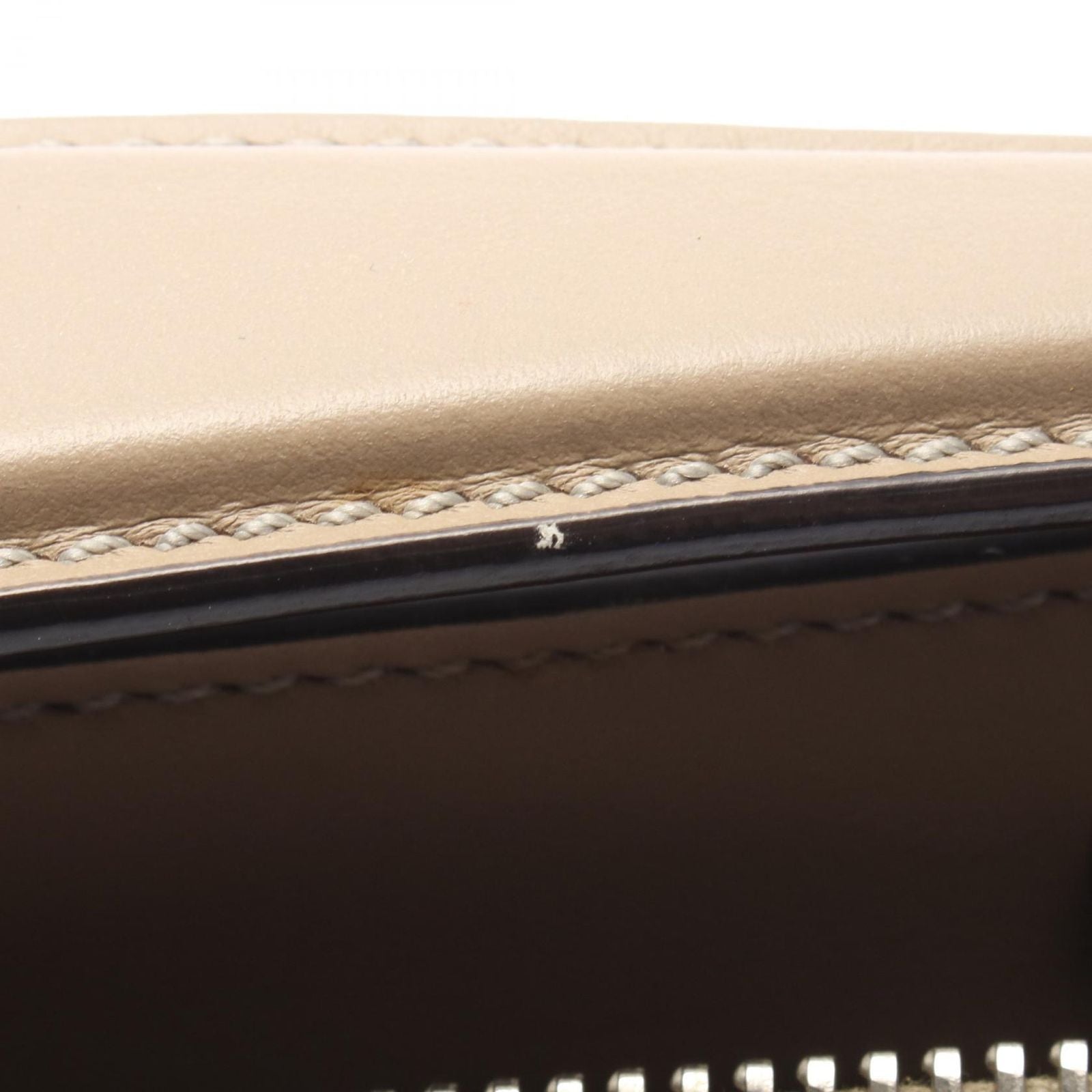 Fendi Handbag Dot Com 2-Way Beige Leather Shoulder — view 5