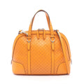 Gucci Handbag Nice Micro Guccissima 2-Way Orange Leather