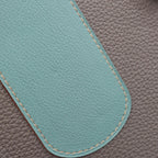 Hermes Charm Petit Ash Short Boots Etain New Blue Jean White New — view 5