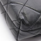 Chanel Shoulder Bag Quilted Black Lambskin Chain — view 6