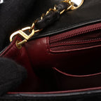 Chanel Shoulder Bag Quilted Diana Flap Black Lambskin Chain — view 7