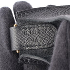 Hermes Shoulder Bag Evelyne Series 16 Black Leather — view 5