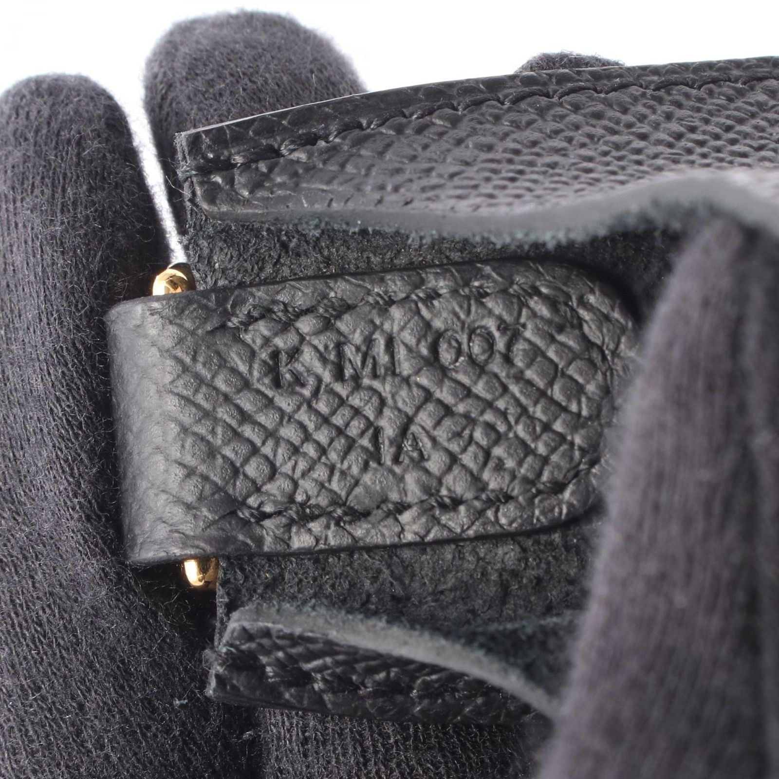 Hermes Shoulder Bag Evelyne Series 16 Black Leather — view 5