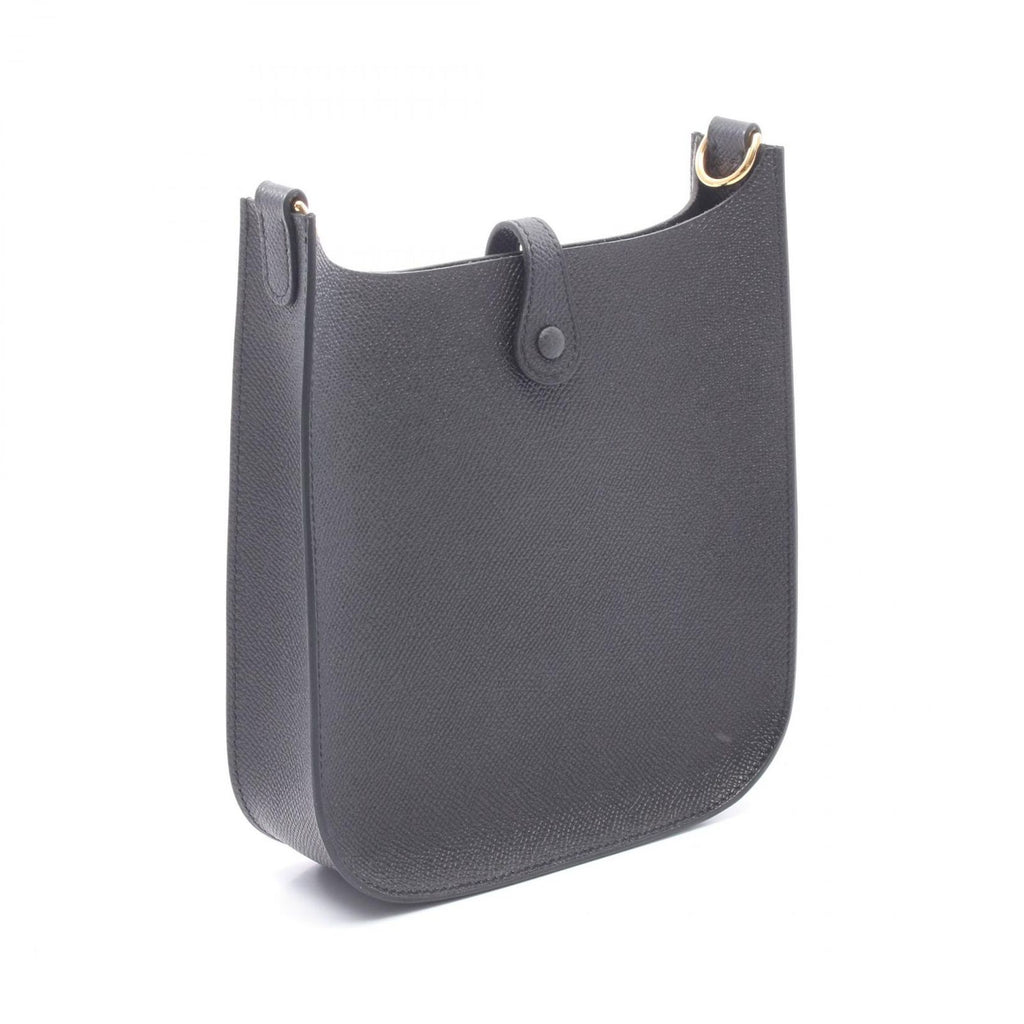 Hermes Shoulder Bag Evelyne Series 16 Black Leather — view 2