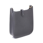 Hermes Shoulder Bag Evelyne Series 16 Black Leather — view 2