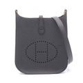 Hermes Shoulder Bag Evelyne Series 16 Black Leather