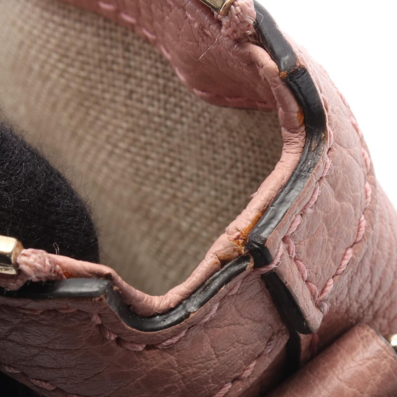 Gucci Handbag Interlocking 2-Way Pink Leather Tote — view 8