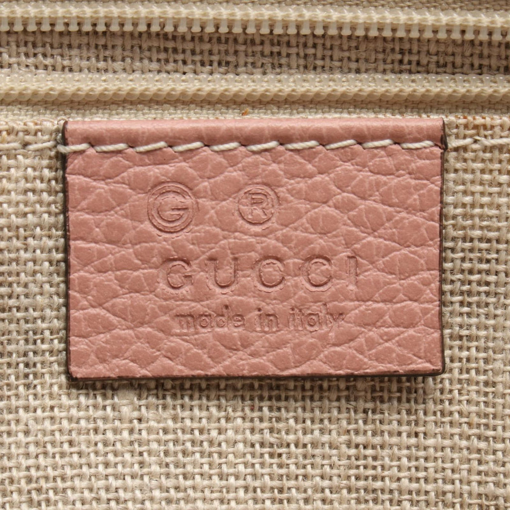 Gucci Handbag Interlocking 2-Way Pink Leather Tote — view 4