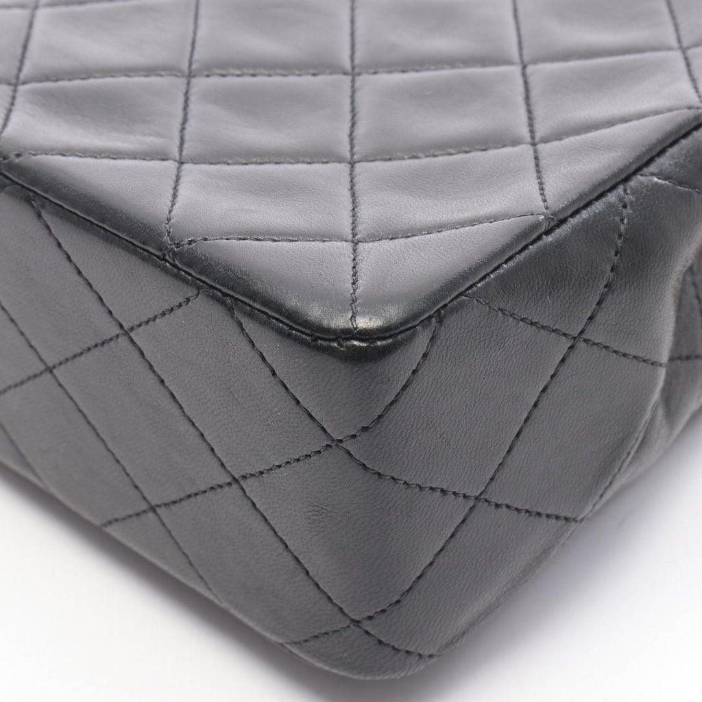 Chanel Shoulder Bag Mini Quilted 20 Black Lambskin Chain — view 8