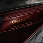 Chanel Shoulder Bag Mini Quilted 20 Black Lambskin Chain — view 4