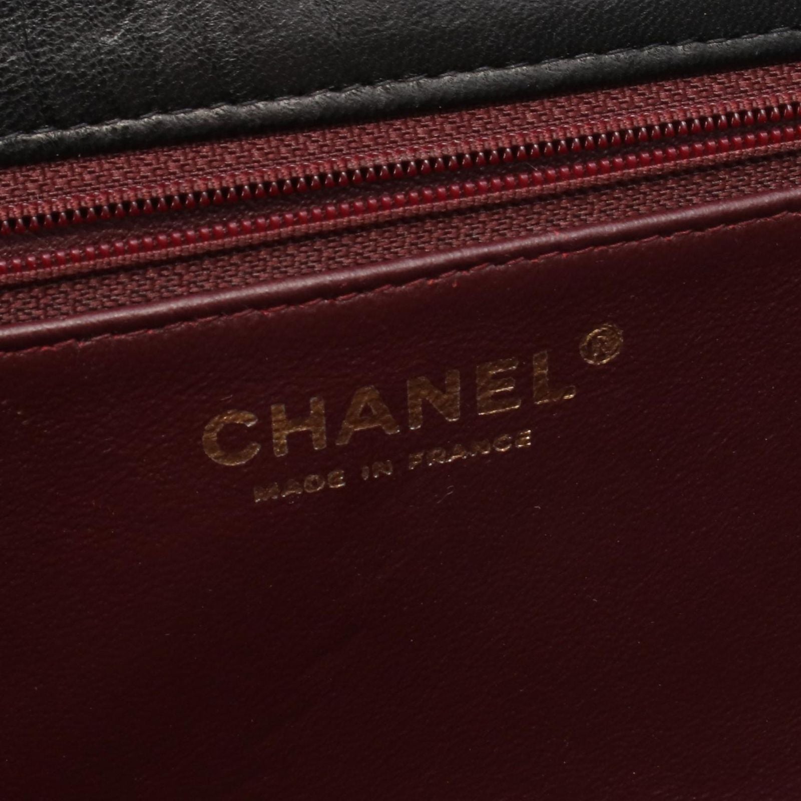 Chanel Shoulder Bag Quilted Full Flap Black Lambskin Chain — view 4