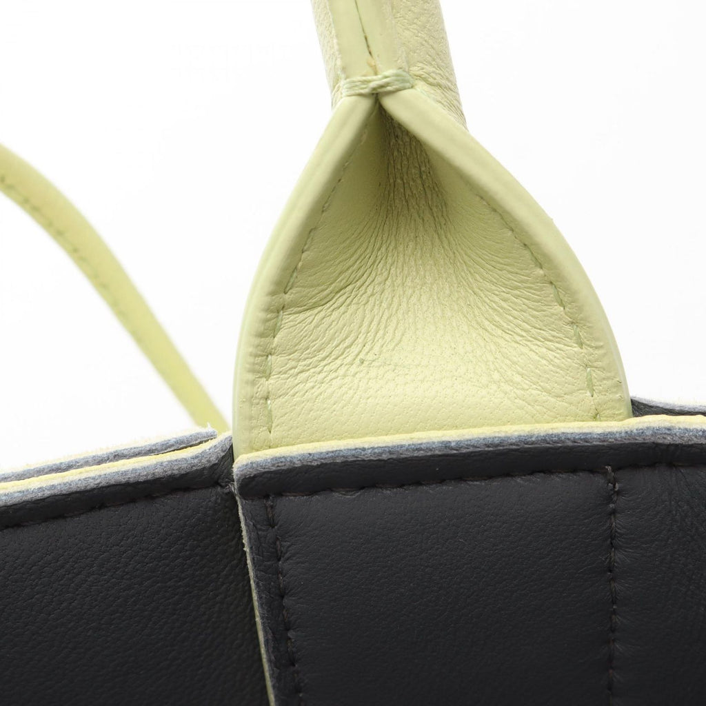 Bottega Veneta Tote Arco Maxi Intrecciato Lime Green Leather — view 7