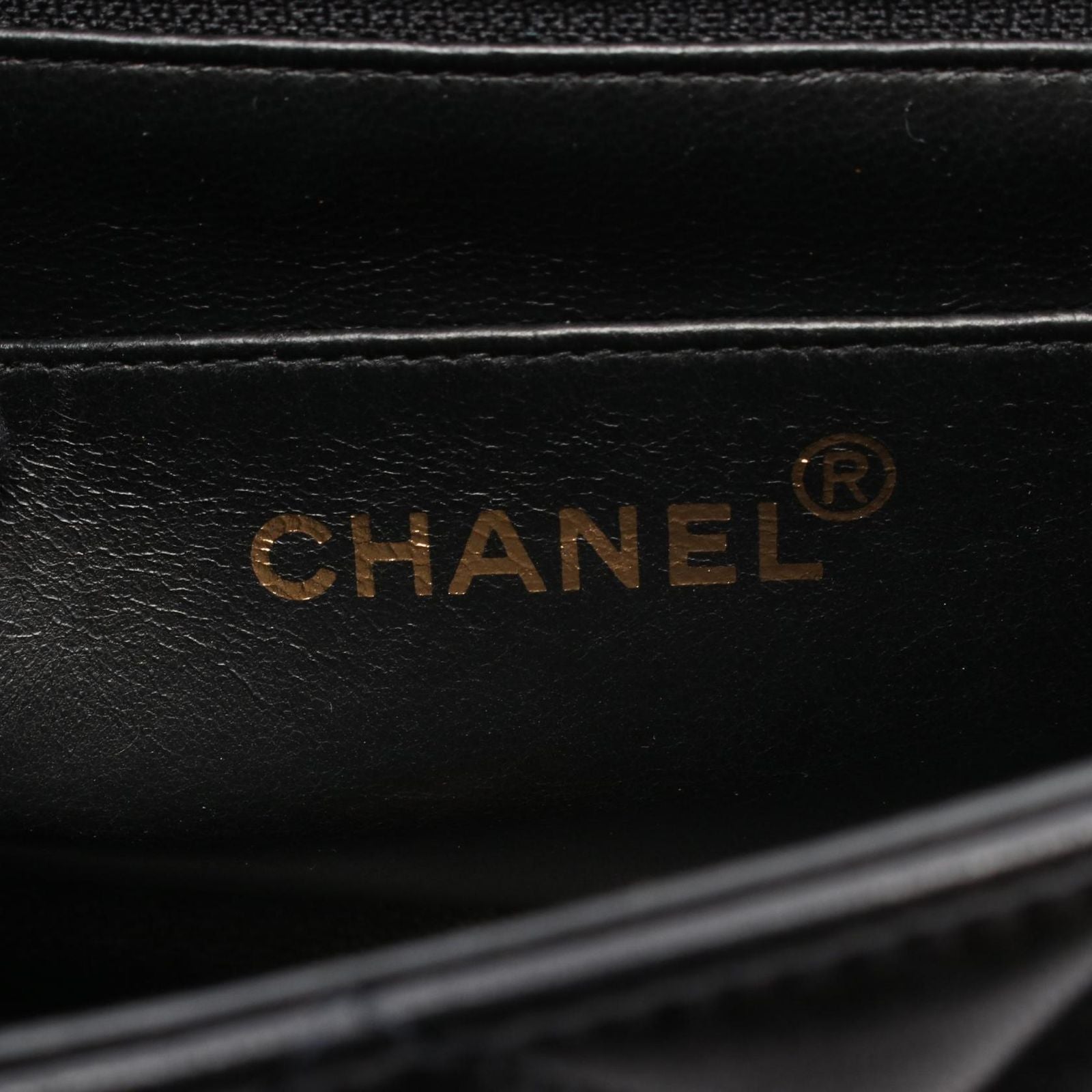 Chanel Shoulder Bag Quilted Diana Flap Black Lambskin Chain — view 4
