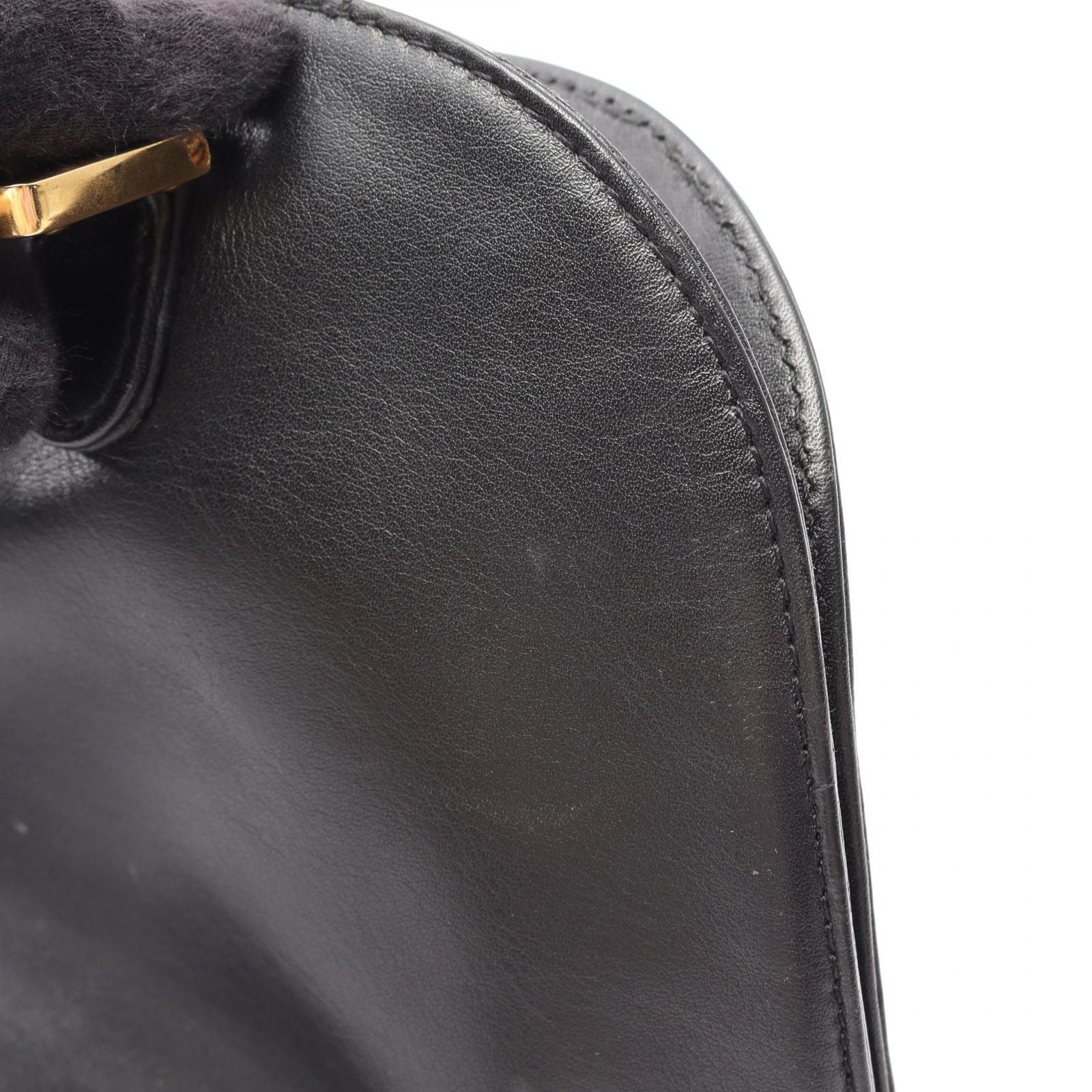 Loewe Handbag Anagram 2-Way Black Leather Hand — view 8