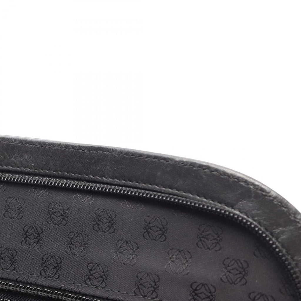 Loewe Handbag Anagram 2-Way Black Leather Hand — view 6