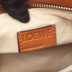 Loewe Handbag Puzzle Bag 2-Way Brown Leather — view 4