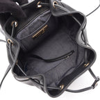 Chanel Backpack CC Logo Chain Black Lambskin CC Small — view 3