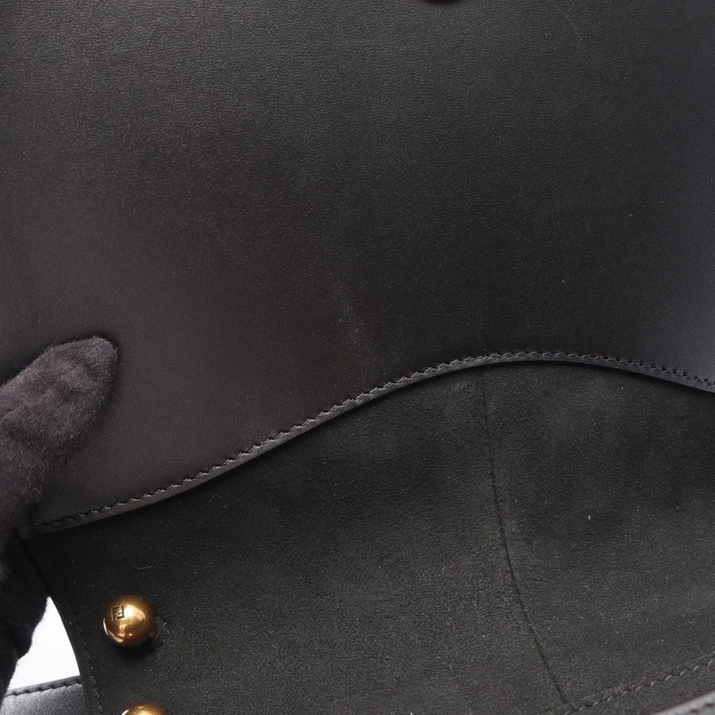 Fendi Shoulder Bag Camon Black Leather — view 5