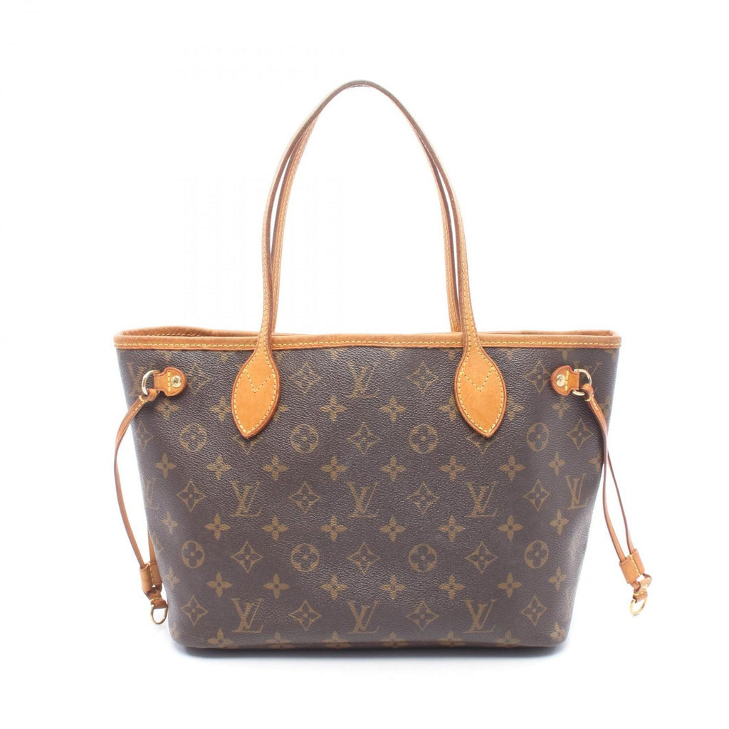 Louis Vuitton Tote Neverfull PM Canvas Leather